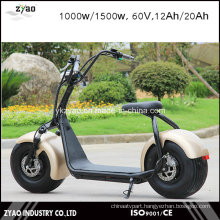 2000W 60V 20ah City Coco Electric Motorcycle with Big Wheel LED Light